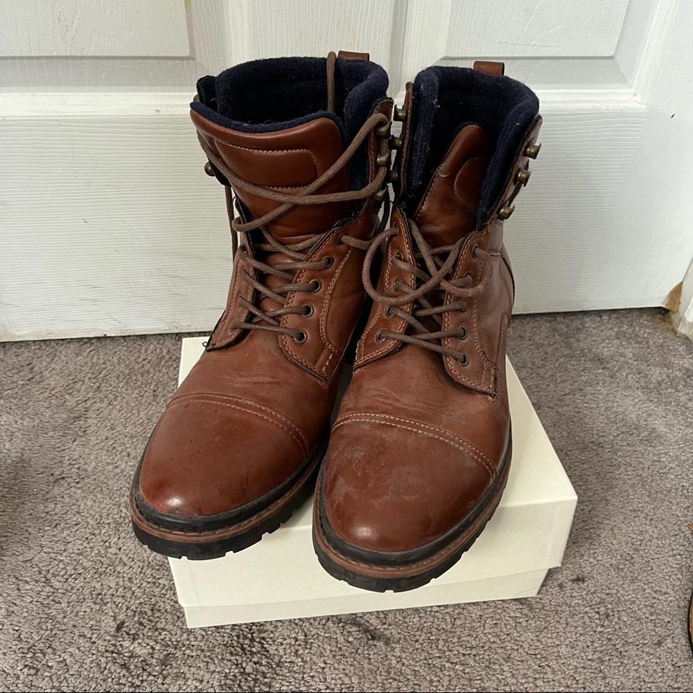 Men's Brown Leather Boots